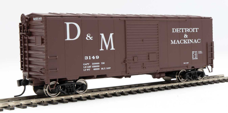 WalthersMainline 910-45033 40' ACF Modernized Welded Boxcar w/8' Youngstown Door - Ready to Run -- Detroit & Mackinac