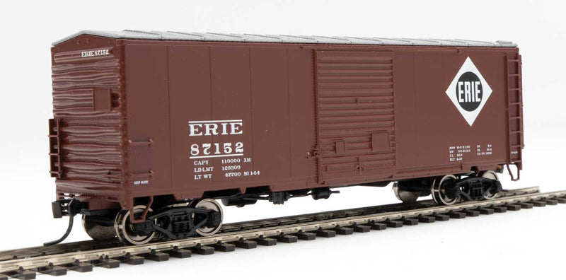 WalthersMainline 910-45038 40' ACF Modernized Welded Boxcar w/8' Youngstown Door - Ready to Run -- Erie