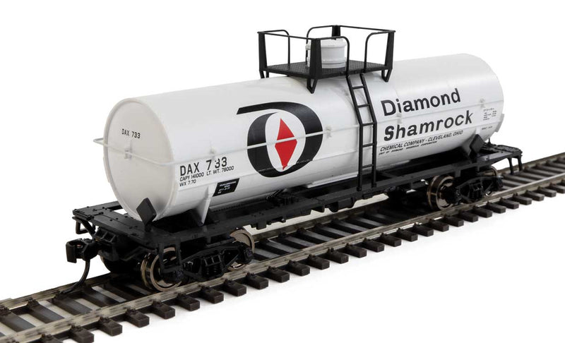 WalthersMainline 910-48004 36' Chemical Tank Car - Ready to Run -- Diamond Shamrock DAX