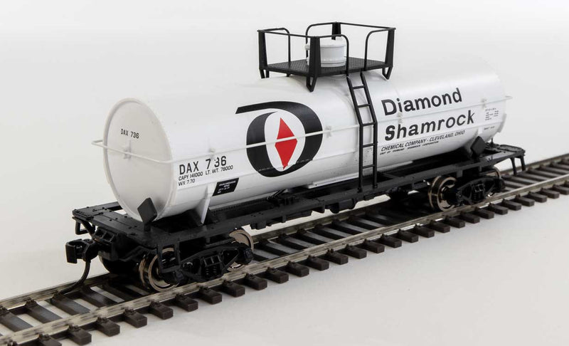 WalthersMainline 910-48005 36' Chemical Tank Car - Ready to Run -- Diamond Shamrock DAX