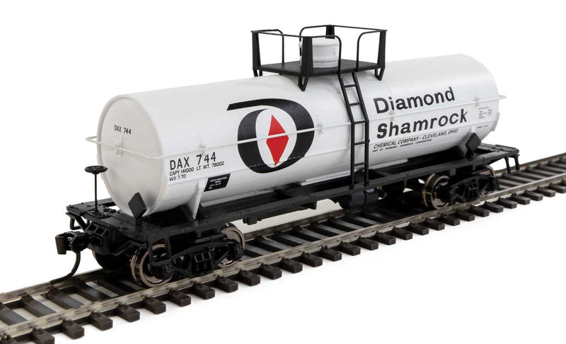 WalthersMainline 910-48006 36' Chemical Tank Car - Ready to Run -- Diamond Shamrock DAX