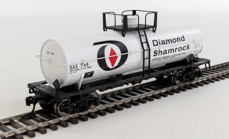 WalthersMainline 910-48006 36' Chemical Tank Car - Ready to Run -- Diamond Shamrock DAX