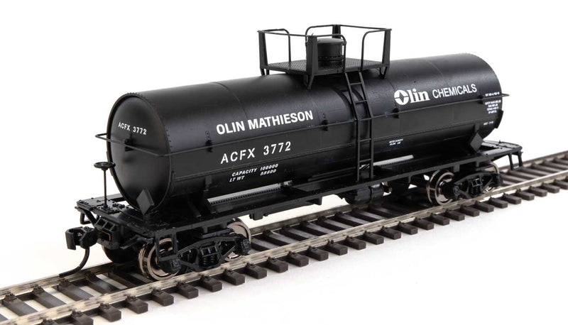 WalthersMainline 910-48015 36' Chemical Tank Car - Ready to Run -- Olin Chemical ACFX