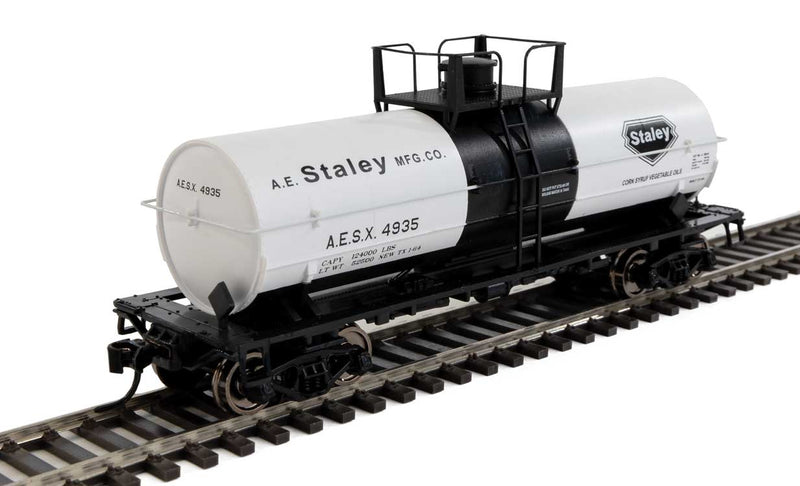 WalthersMainline 910-48016 36' Chemical Tank Car - Ready to Run -- A.E. Staley AESX