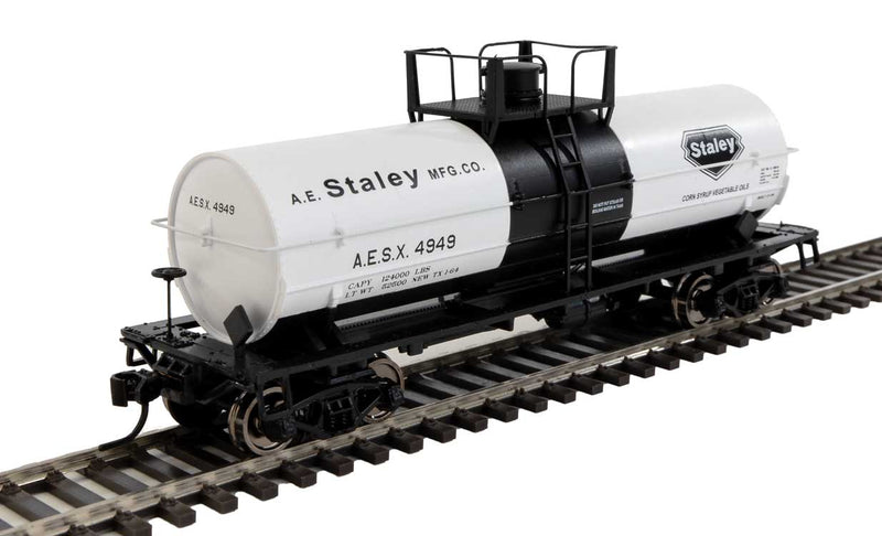 WalthersMainline 910-48017 36' Chemical Tank Car - Ready to Run -- A.E. Staley AESX