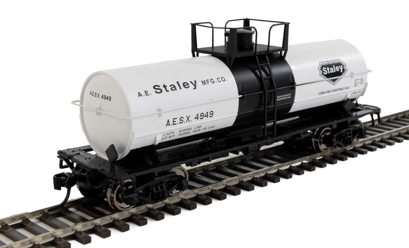 WalthersMainline 910-48017 36' Chemical Tank Car - Ready to Run -- A.E. Staley AESX