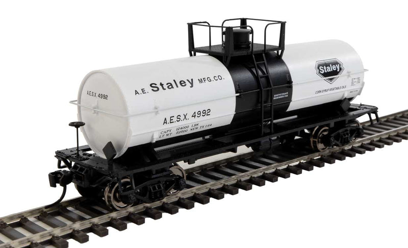 WalthersMainline 910-48018 36' Chemical Tank Car - Ready to Run -- A.E. Staley AESX