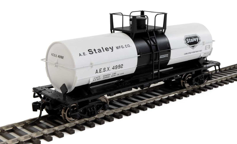 WalthersMainline 910-48018 36' Chemical Tank Car - Ready to Run -- A.E. Staley AESX