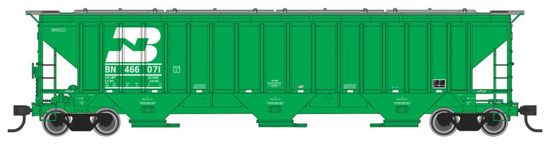 WalthersMainline 910-49001 Trinity 4750 3-Bay Covered Hopper - Ready to Run -- Burlington Northern