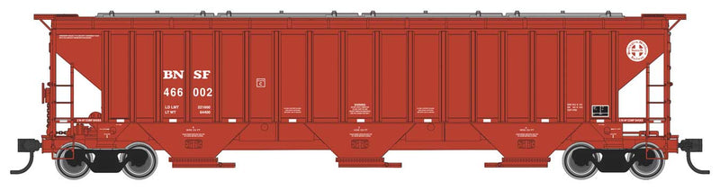 WalthersMainline 910-49005 Trinity 4750 3-Bay Covered Hopper - Ready to Run -- BNSF