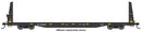 WalthersMainline 910-50608 68' Bulkhead Flatcar - Ready to Run -- Illinois Central
