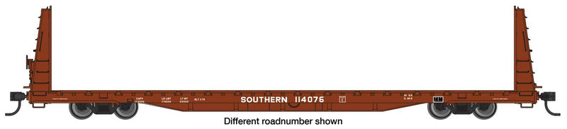 WalthersMainline 910-50611 68' Bulkhead Flatcar - Ready to Run -- Southern Railway