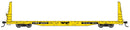 WalthersMainline 910-50613 68' Bulkhead Flatcar - Ready to Run -- TTPX
