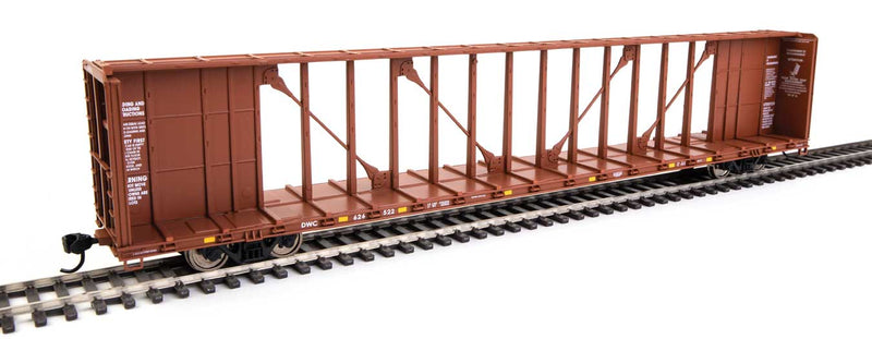 WalthersMainline 910-50707 72' Centerbeam Flatcar w/Standard Beam - Ready to Run -- Duluth, Winnipeg & Pacific