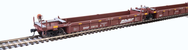 WalthersMainline 910-55640 Thrall 5-Unit Rebuilt 40' Well Car - Ready to Run -- BNSF Railway