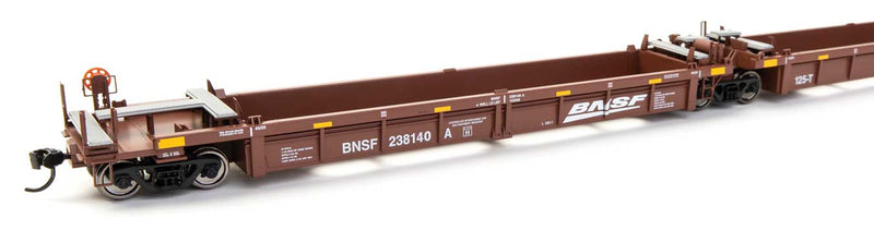 WalthersMainline 910-55660 Thrall 5-Unit Rebuilt 40' Well Car - Ready to Run -- BNSF Railway BNSF