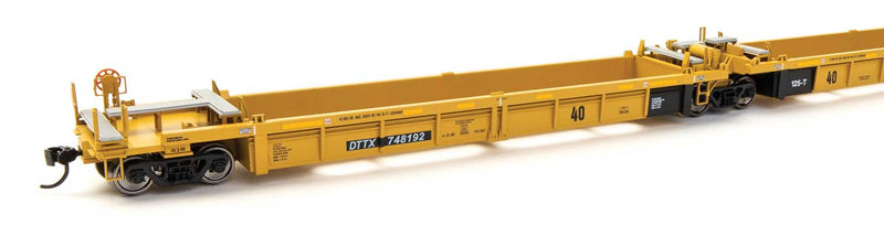 PREORDER WalthersMainline 910-55668 Thrall 5-Unit Rebuilt 40' Well Car - Ready to Run -- TTX DTTX