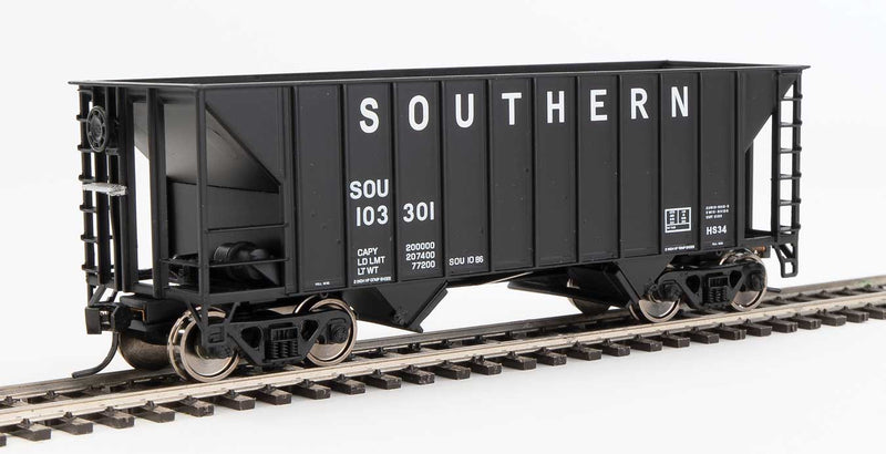 WalthersMainline 910-56617 34' 100-Ton 2-Bay Hopper - Ready to Run -- Southern Railway