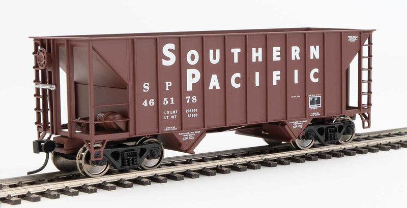 WalthersMainline 910-56626 34' 100-Ton 2-Bay Hopper - Ready to Run -- Southern Pacific(TM)