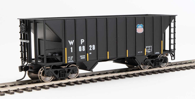 WalthersMainline 910-56630 34' 100-Ton 2-Bay Hopper - Ready to Run -- Union Pacific(R)/WP(TM)