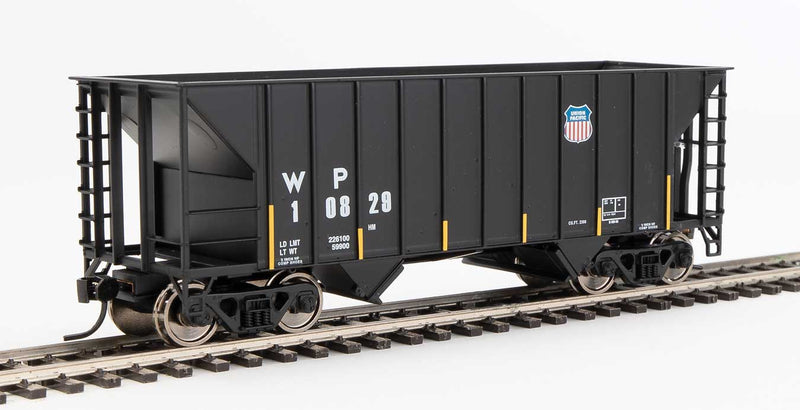 WalthersMainline 910-56629 34' 100-Ton 2-Bay Hopper - Ready to Run -- Union Pacific(R)/WP(TM)