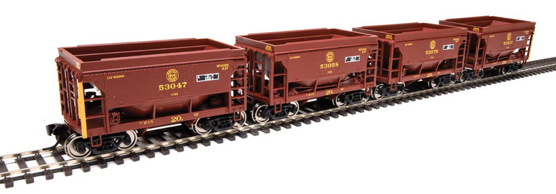 WalthersMainline 910-58068 24' Minnesota Taconite Ore Car 4-Pack - Ready To Run -- Duluth, Missabe & Iron Range