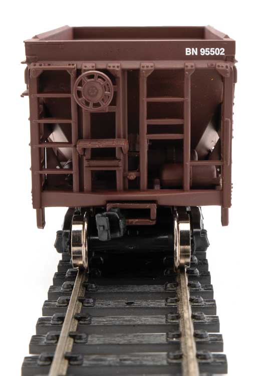 WalthersMainline 910-58075 24' Minnesota Taconite Ore Car 4-Pack - Ready To Run -- Burlington Northern