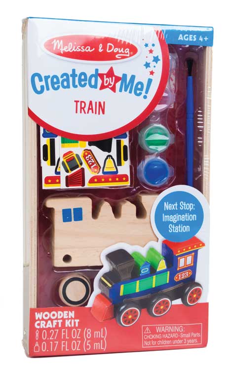 Decorate-Your-Own Wooden Train Kit