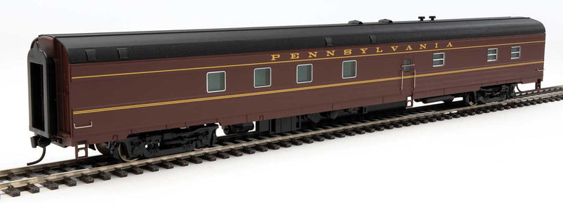 Walthers 920-9707 85' Budd Kitchen-Dormitory -- Pennsylvania Railroad Class D85D w/Decals (Tuscan, black, Dulux), HO