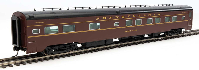 Walthers 920-9726 85' Pullman-Standard 6 Double-Bedroom Sleeper, Plan 4131 -- Pennsylvania Railroad PS6L Beech Falls (Tuscan, black, Dulux), HO