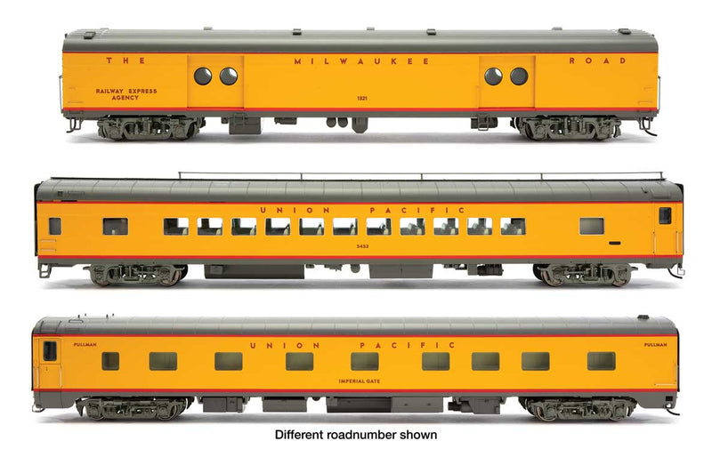 WalthersProto 920-9875 Holiday Season City of San Francisco Consist Expansion Set -- Standard w/Decals - MILW Express, UP(R) Coach - UP 4-4-2 Sleeper, HO