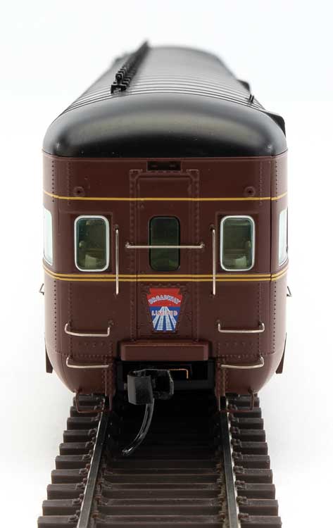 Walthers 920-15760 85' Pullman-Standard S Bedroom-Buffet-Lounge-Observation - LED Lighting -- Pennsylvania Railroad View Series w/Standard Tail Sign, HO