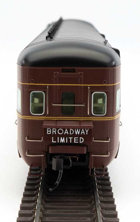 Walthers 920-15761 85' Pullman-Standard S Bedroom-Buffet-Lounge-Observation - LED Lignhting -- Pennsylvania Railroad View Series w/Large Tail Sign, HO