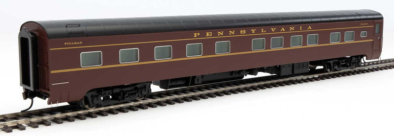 Walthers 920-16303 85' Pullman-Standard 10-6 Sleeper, Plan 4140 - LED Lighting, No Skirts -- Pennsylvania Railroad Class PS106A River Series w/Decals, HO