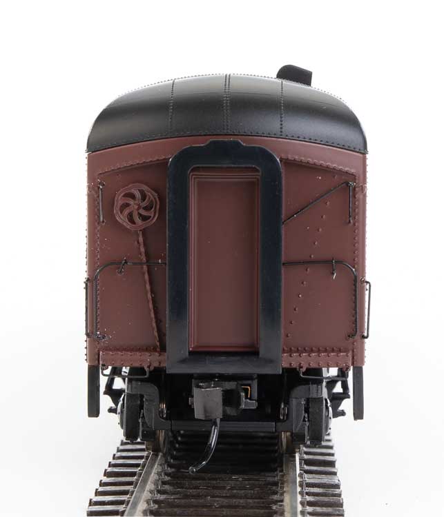 Walthers 920-17260 70' Pennsylvania Railway Post Office -- Pennsylvania Railroad Class BM70m (Tuscan, black, Dulux), HO