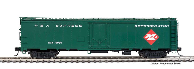 Walthers 920-17322 50' REA Riveted Steel Express Reefer -- Railway Express Agency