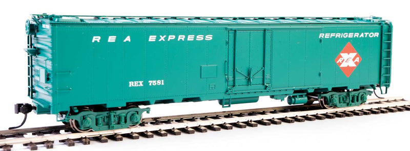 Walthers 920-17323 50' REA Riveted Steel Express Reefer -- Railway Express Agency