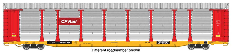 WalthersProto 920-101514 89' Thrall Bi-Level Auto Carrier - Ready To Run -- Canadian Pacific TTGX