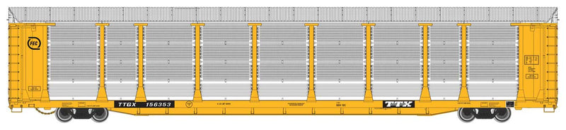 WalthersProto 920-101520 89' Thrall Bi-Level Auto Carrier - Ready To Run -- Florida East Coast TTGX
