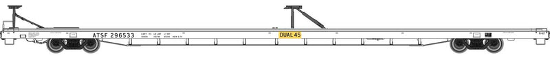 Walthers 920-104212 89' Bethlehem Flush-Deck Flatcar - Ready to Run -- Santa Fe