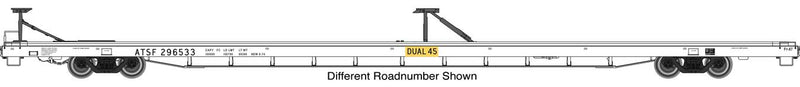 Walthers 920-104214 89' Bethlehem Flush-Deck Flatcar - Ready to Run -- Santa Fe