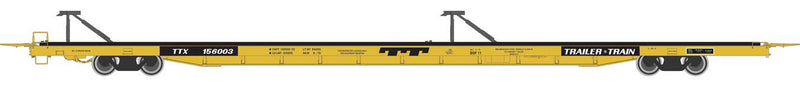 Walthers 920-104225 89' Bethlehem Flush-Deck Flatcar - Ready to Run -- TTX