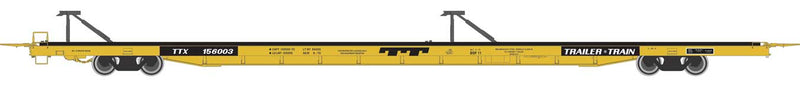Walthers 920-104224 89' Bethlehem Flush-Deck Flatcar - Ready to Run -- TTX