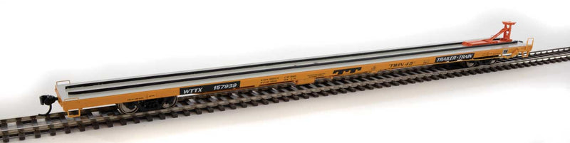 Walthers 920-104228 89' Bethlehem Flush-Deck Flatcar - Ready to Run -- TTX WTTX