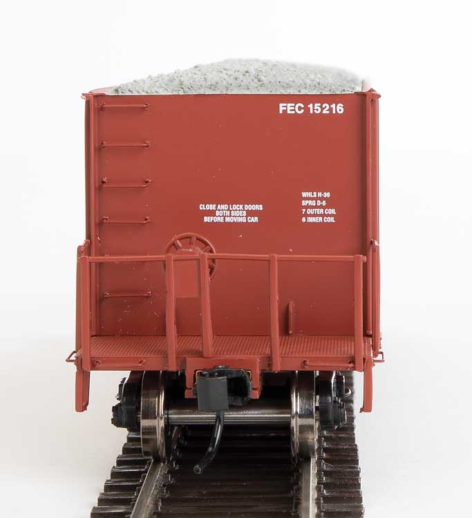 Walthers 920-106022 40' Ortner 100-Ton Open Aggregate Hopper - Ready to Run -- Florida East Coast