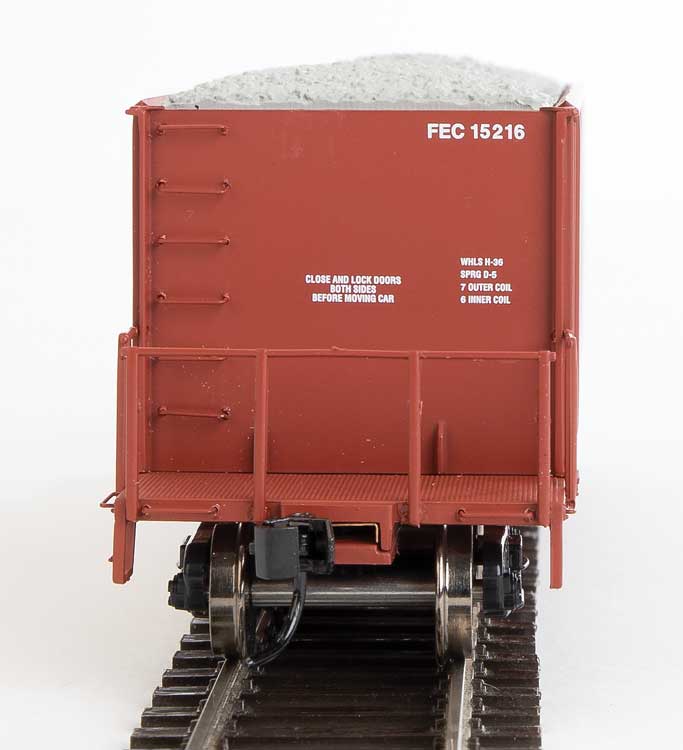 Walthers 920-106022 40' Ortner 100-Ton Open Aggregate Hopper - Ready to Run -- Florida East Coast