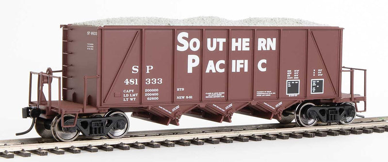 Walthers 920-106030 40' Ortner 100-Ton Open Aggregate Hopper - Ready to Run -- Southern Pacific(TM)