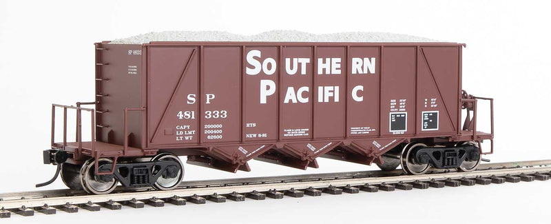 Walthers 920-106030 40' Ortner 100-Ton Open Aggregate Hopper - Ready to Run -- Southern Pacific(TM)