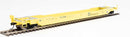 Walthers 920-109038 Gunderson Rebuilt All-Purpose 53' Well Car - Ready to Run -- FEC (yellow) 70175, HO
