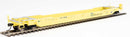 Walthers 920-109037 Gunderson Rebuilt All-Purpose 53' Well Car - Ready to Run -- FEC (yellow) 70030, HO